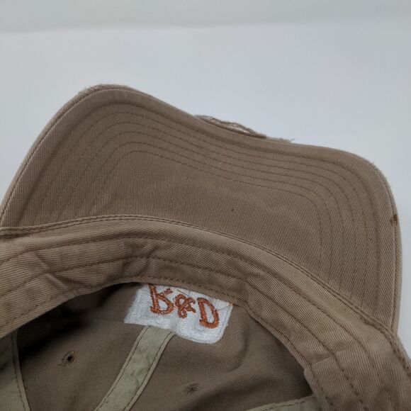 50 R&D Slideback Hat Tan Medium-Large Solid Embroidered Richardson - Picture 7 of 9